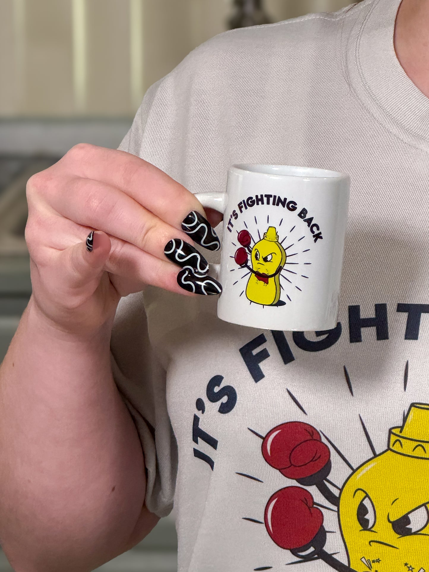 2pc - Its Fighting Back Espresso Mug