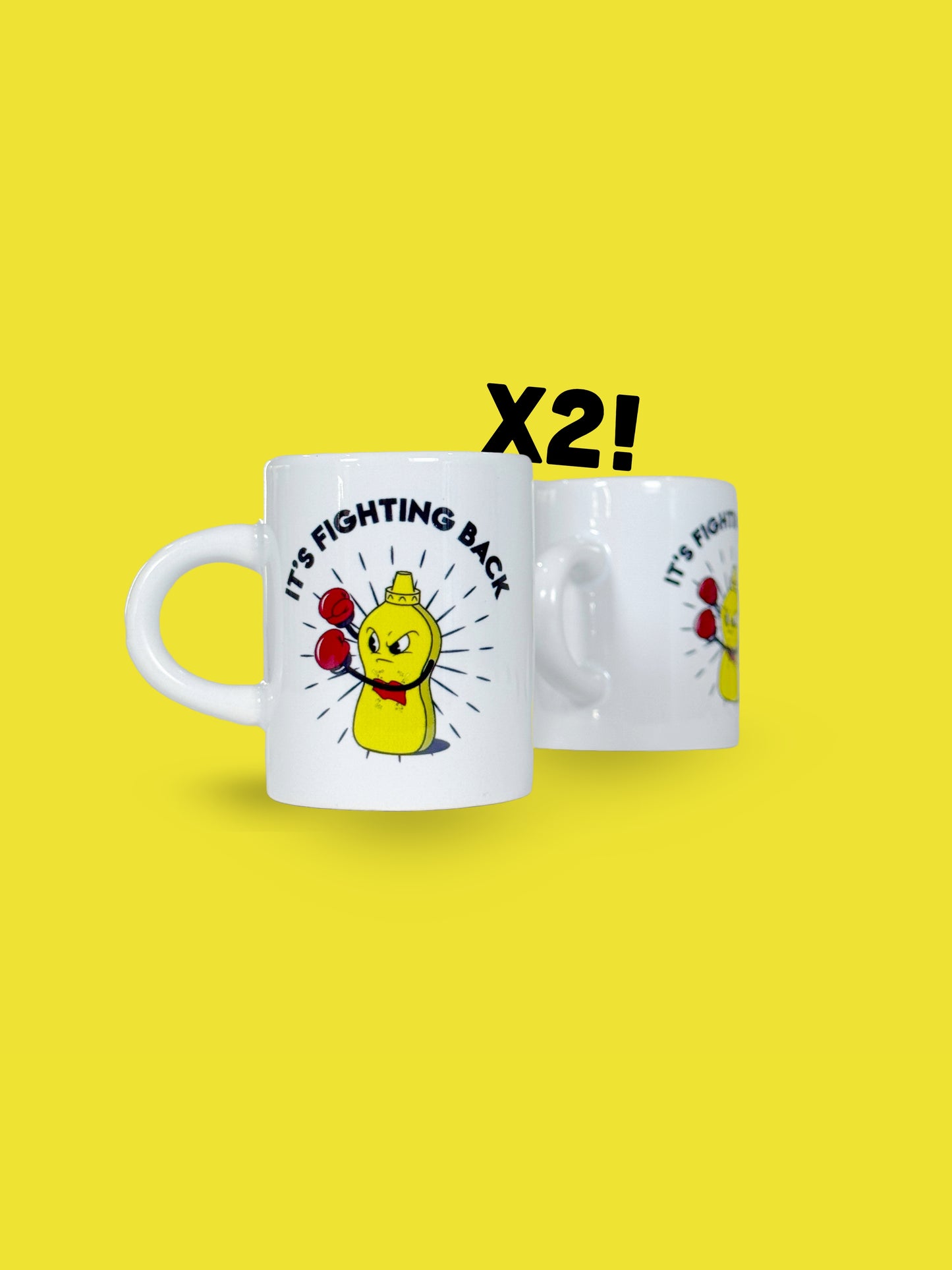 2pc - Its Fighting Back Espresso Mug