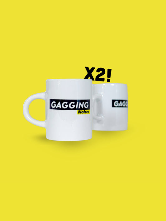 2pc - Gagging Noises Espresso Mug