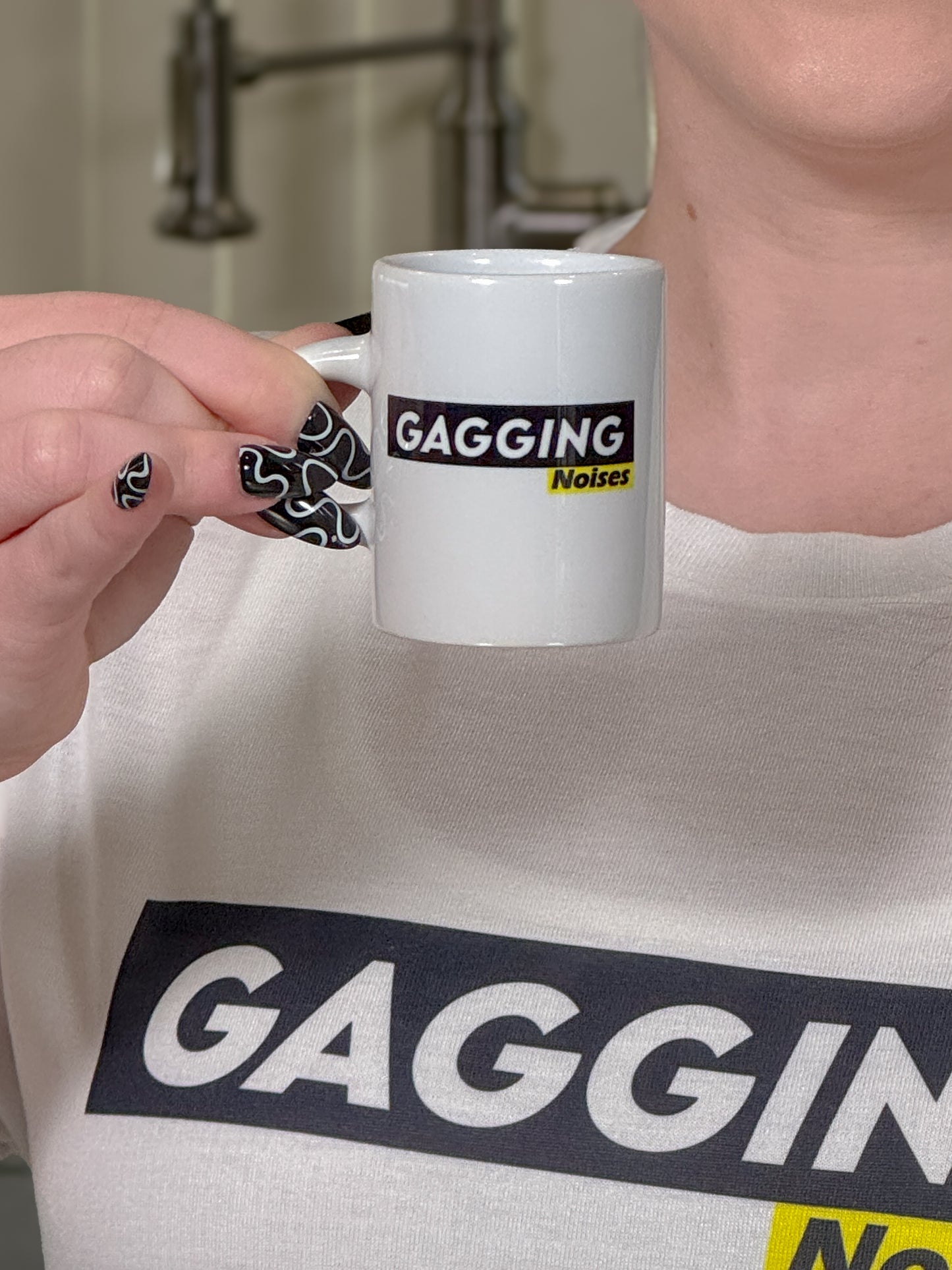 2pc - Gagging Noises Espresso Mug