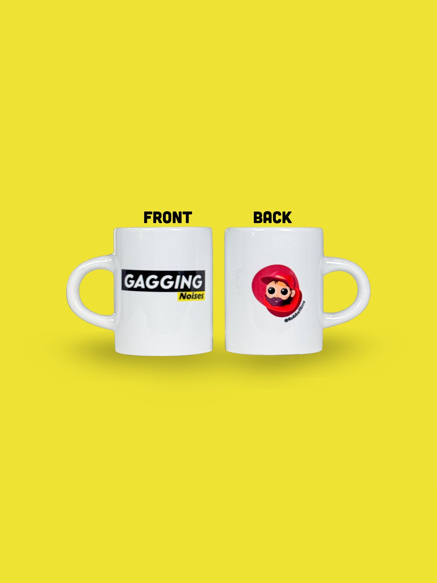 2pc - Gagging Noises Espresso Mug