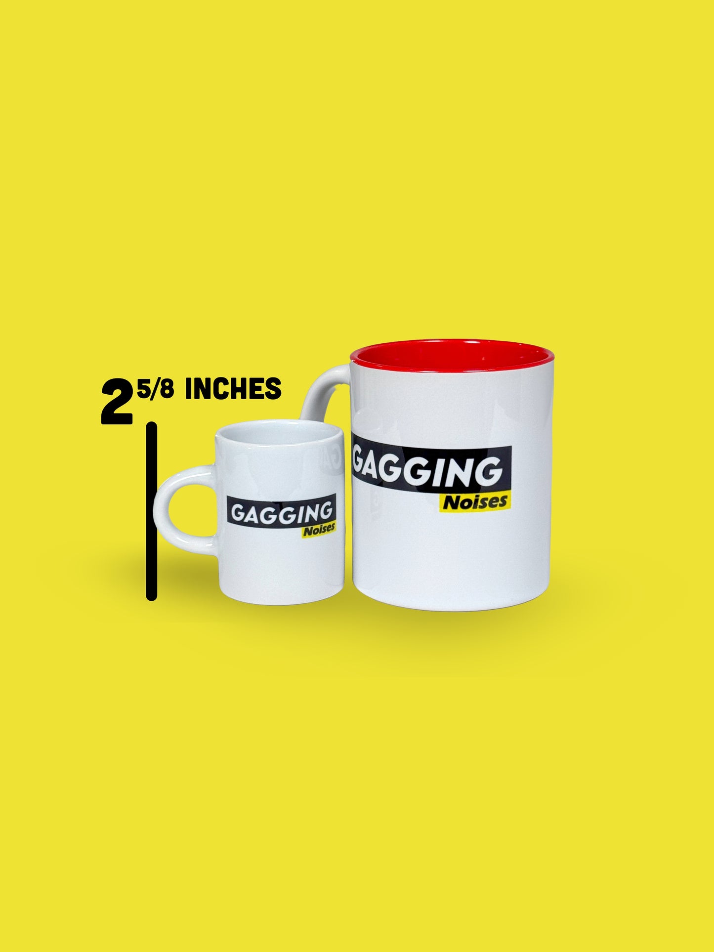 2pc - Gagging Noises Espresso Mug