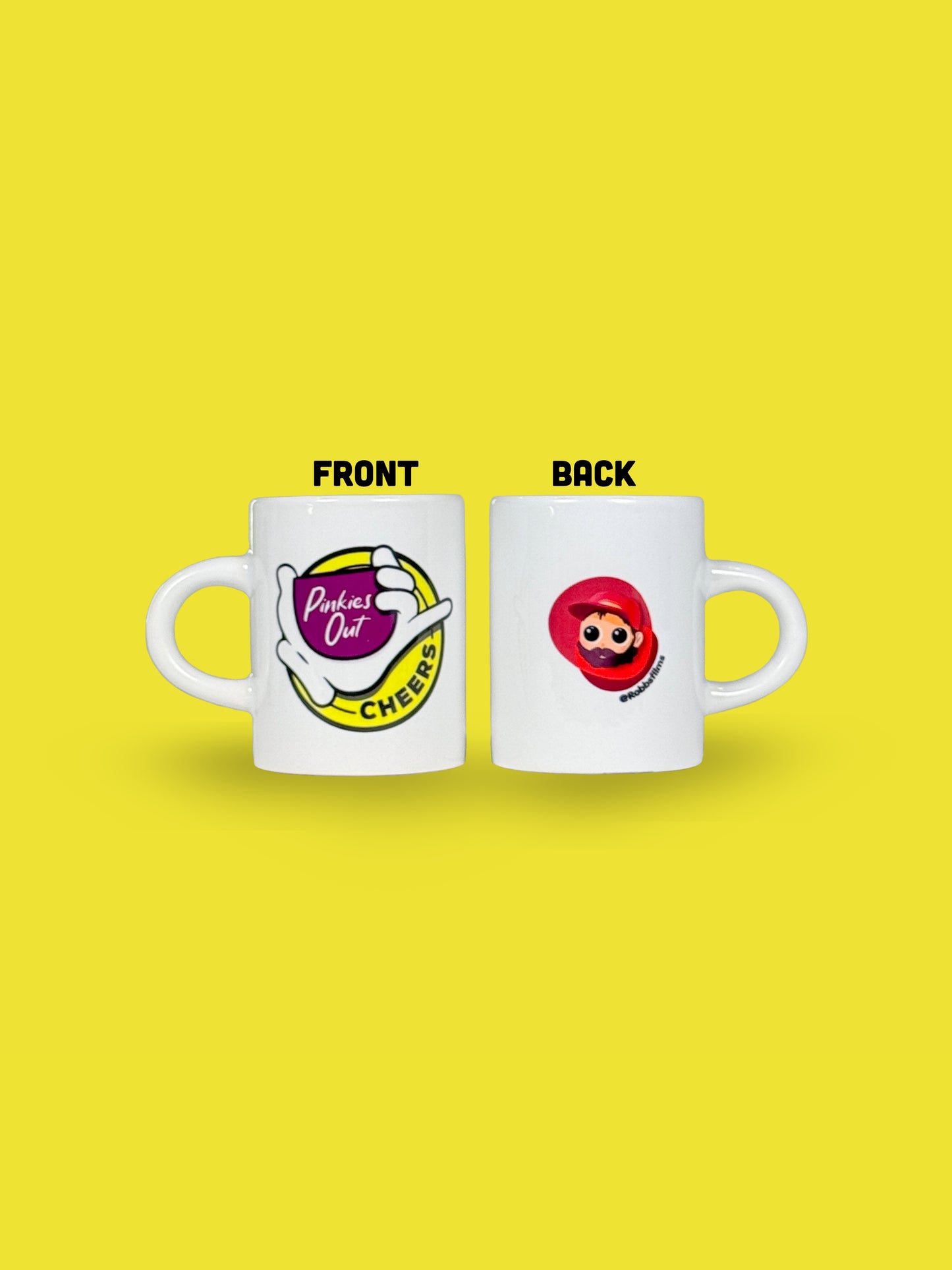 2pc - Pinkies Out Espresso Mug