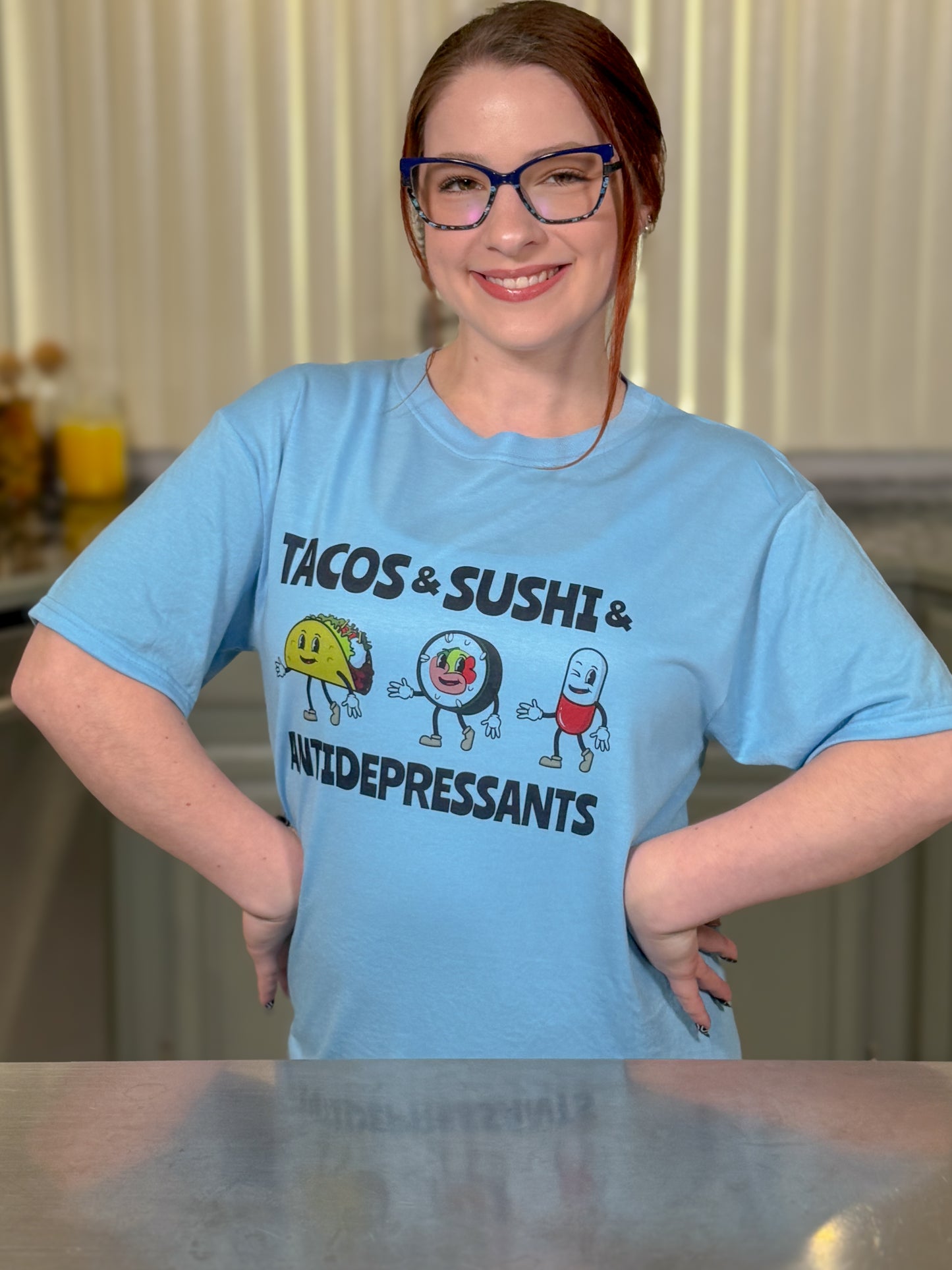 Tacos And Sushi And Antidepressants T-Shirt